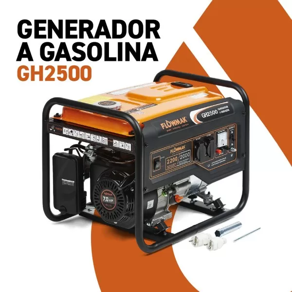 GENERADOR FLOWMAK GASOLI GH2500 220V 2000W PM