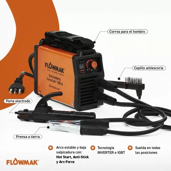 SOLDADORA FLOWMAK INVERTER MMA-100DX