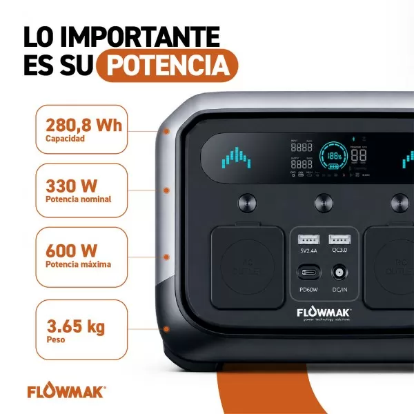 ESTACION ENERGIA FLOWMAK P330, 330W