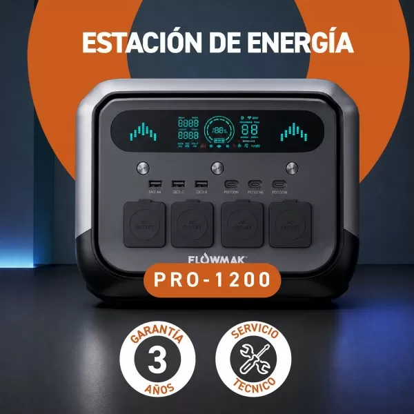 ESTACION ENERGIA FLOWMAK Pro1200, 1200W