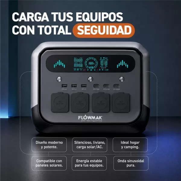 ESTACION ENERGIA FLOWMAK Pro1200, 1200W