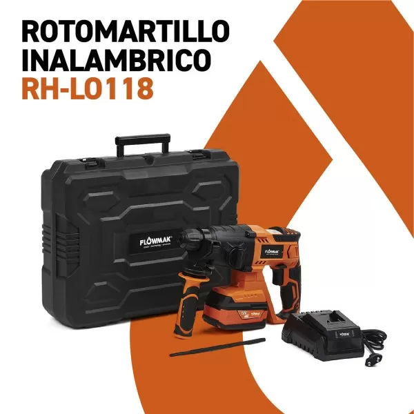 ROTOMARTILLO SDS20MM BATERIA 18V 4.0Ah+CARGAD