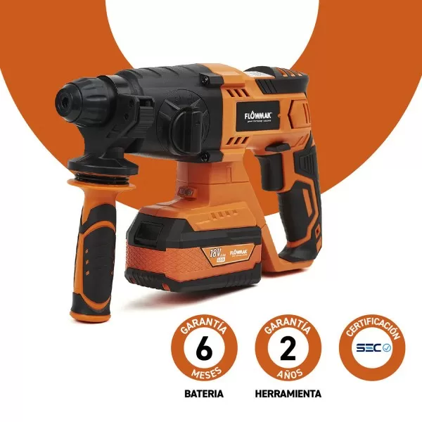 ROTOMARTILLO SDS20MM BATERIA 18V 4.0Ah+CARGAD