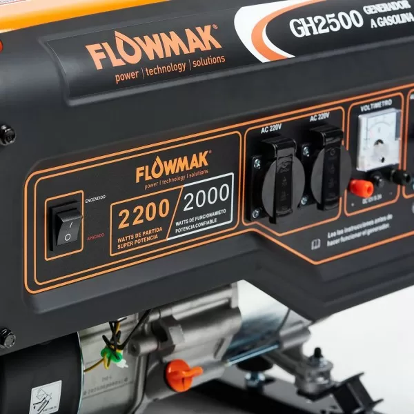 GENERADOR FLOWMAK GASOLI GH2500 220V 2000W PM
