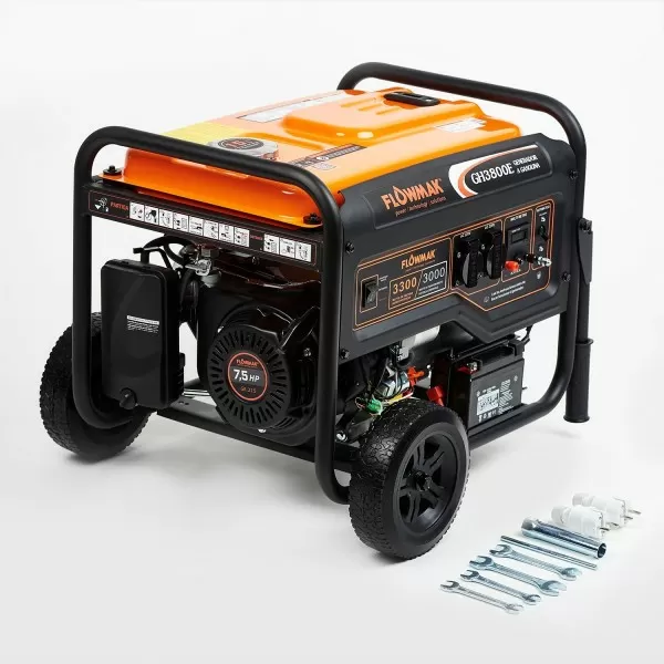 GENERADOR FLOWMAK GASOLI GH3800E 220V 3000W PE