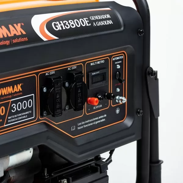 GENERADOR FLOWMAK GASOLI GH3800E 220V 3000W PE